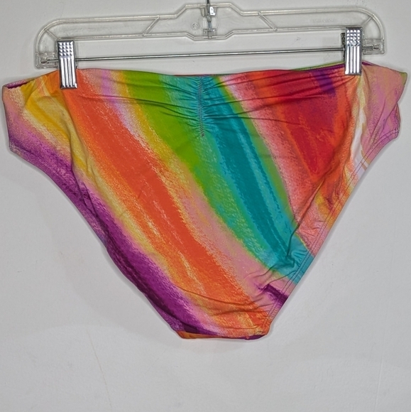 NWT Bleu Rod Beattie orange red blue swirl abstract bikini bottom 12 - Picture 4 of 10